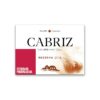 Rótulo do vinho: Cabriz Reserva Tinto, com rótulo personalizado, ilustração de casa, detalhes em vermelho.